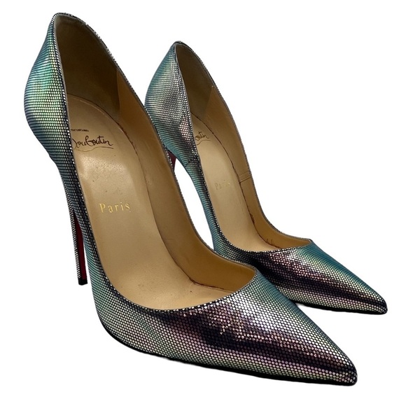 CHRISTIAN LOUBOUTIN So Kate 120 Pumps – Tissu Scarabe Digitale – Size EU 38 US 8 - Picture 7 of 14
